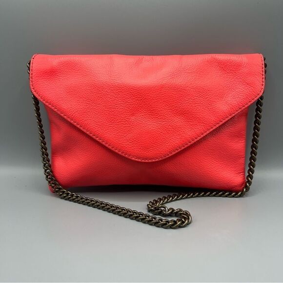 J. Crew Red Leather Chain Strap Bag - Picture 5 of 5